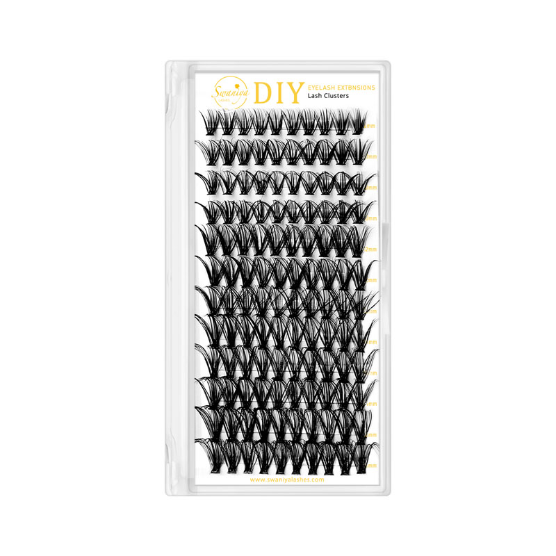 What are the advantages of clustered lashes compared to other shapes of eyelashes?